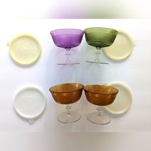 Tupperware Dessert Bowls with Lids